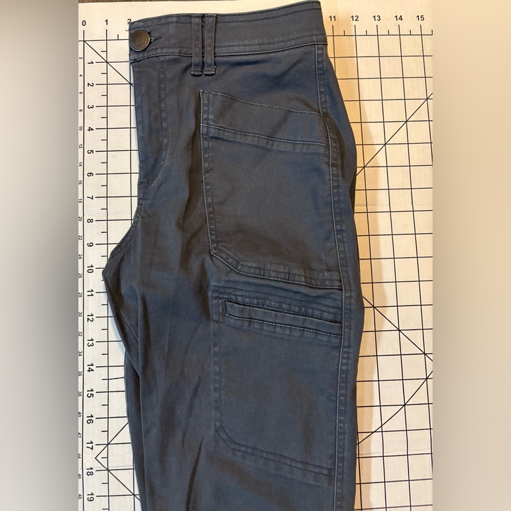 Democracy Straight-Leg Utility Pants in Navy Blue - Picture 10 of 10